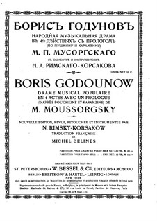 Vollständige Oper: Für Stimmen und Klavier by Modest Mussorgski
