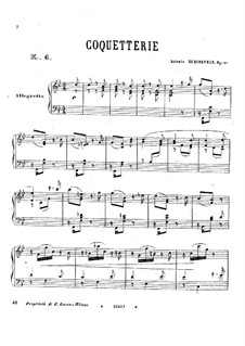 Sechs Stücke, Op.51: No.6 Coquetterie by Anton Rubinstein
