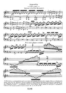 Konzert für Klavier und Orchester Nr.3, Op.37: Kadenz zum Teil I by Ludwig van Beethoven