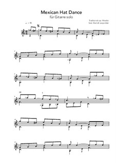 Mexican Hat Dance: Für Gitarre by folklore