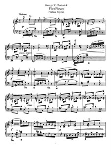 Fünf Stücke, F.43: Prelude Joyeux by George Whitefield Chadwick