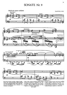 Sonate für Klavier Nr.9 'Schwarze Messe', Op.68: Für einen Interpreten by Alexander Skrjabin