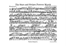 Stars and Stripes Forever : Stimmen by John Philip Sousa