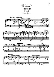Drei Stücke, TH 131 Op.9: Vollsammlung by Pjotr Tschaikowski