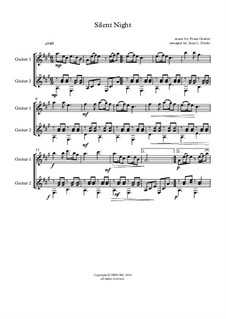 Guitar version: Für zwei Gitarren by Franz Xaver Gruber