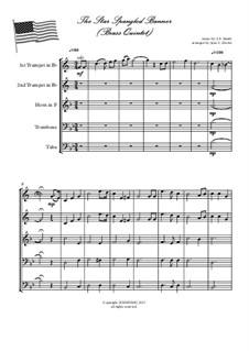 Instrumental version: Für Blechblasquintett by John Stafford Smith