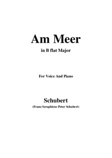Nr.12 Am Meer: Für Stimme und Klavier (B Flat Major) by Franz Schubert
