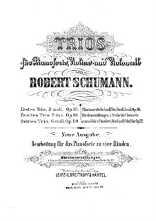 Märchenerzählungen, Op.132: Für Klavier, vierhändig by Robert Schumann