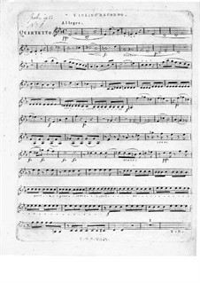 Zwei Streichquintette, Op.33: Quintett Nr.1 – Violinstimme II by Louis Spohr