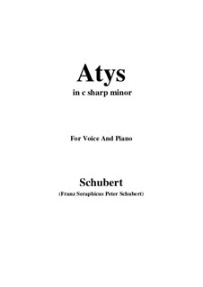 Atys, D.585: C sharp minor by Franz Schubert