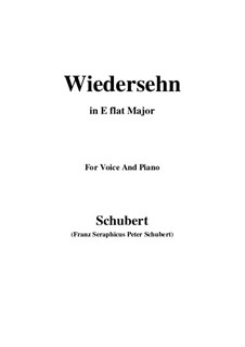 Wiedersehn, D.855: E flat Major by Franz Schubert
