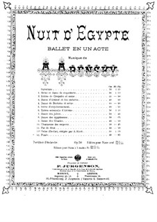Ägyptische Nächte, Op.50: Für Klavier, vierhändig by Anton Arenski