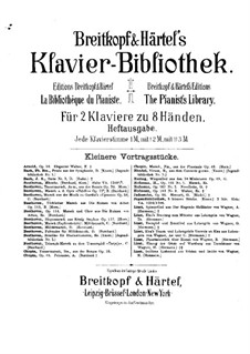 Rondino für Blasinstrumente, WoO 25: Version für zwei Klaviere, achthändig – Klavierstimme II by Ludwig van Beethoven