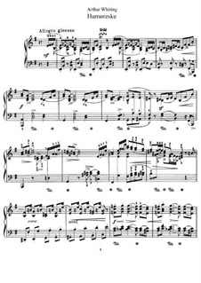 Humoreske: Für Klavier by Arthur Battelle Whiting