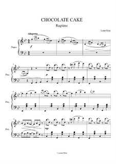 Chocolate Cake Ragtime: Chocolate Cake Ragtime by Lena Orsa