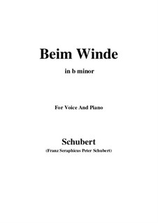 Beim Winde, D.669: B minor by Franz Schubert