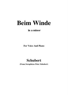 Beim Winde, D.669: A minor by Franz Schubert