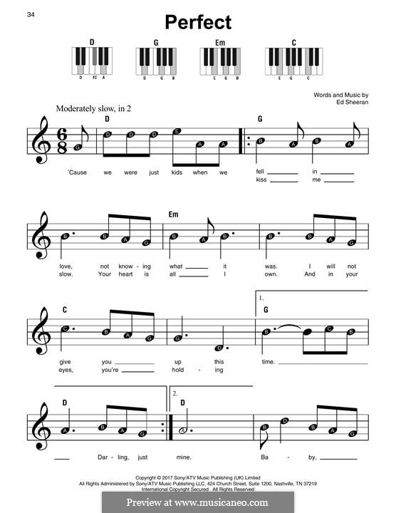 Piano version: Für einen Interpreten by Ed Sheeran
