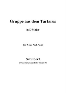 Gruppe aus dem Tartarus, D.583 Op.24 No.1: Für Stimme und Klavier (D Major) by Franz Schubert