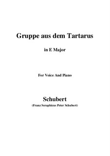 Gruppe aus dem Tartarus, D.583 Op.24 No.1: Für Stimme und Klavier (E Major) by Franz Schubert