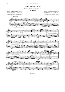 Das Wohltemperierte Klavier. Ausgewähltes: Zwei Präludien und drei Fugen by Johann Sebastian Bach