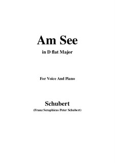 Am See, D.746: D flat Major by Franz Schubert