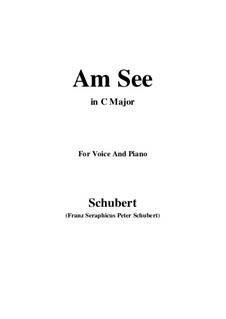 Am See, D.746: C-Dur by Franz Schubert