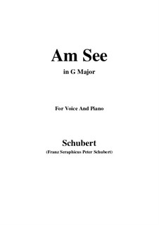 Am See, D.746: G Major by Franz Schubert