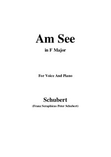 Am See, D.746: F-Dur by Franz Schubert