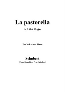 La Pastorella, D.513: A flat Major by Franz Schubert