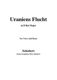 Uraniens Flucht, D.554: D flat Major by Franz Schubert