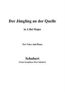 Der Jüngling an der Quelle, D.300: A flat Major by Franz Schubert