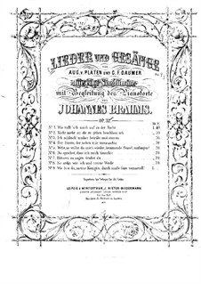 Neun Lieder, Op.32: Nr.9 Wie bist du, meine Königin by Johannes Brahms