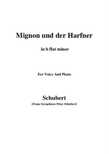 Mignon und der Harfner (duet): B flat minor by Franz Schubert