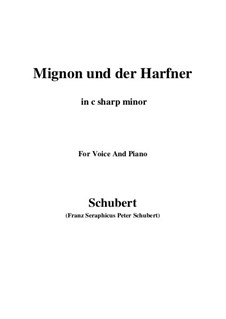 Mignon und der Harfner (duet): C sharp minor by Franz Schubert