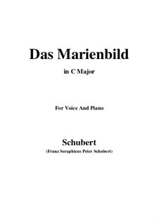 Das Marienbild, D.623: C-Dur by Franz Schubert