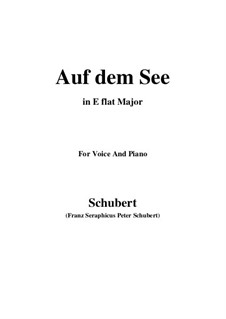 Auf dem See, D.543 Op.92 No.2: E flat Major by Franz Schubert