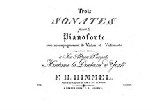 Sonate für Violine, Cello und Klavier Nr.2: Sonate für Violine, Cello und Klavier Nr.2 by Friedrich Himmel