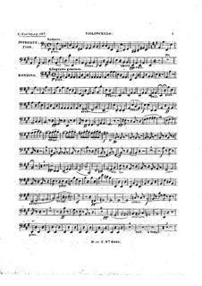Rondino über Themen aus 'Le maçon' von Auber, Op.127: Cellostimme by Carl Czerny