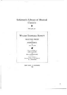 Ausgewählte Stücke für Klavier: Buch I by William Sterndale Bennett