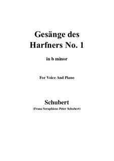 Nr.1 Wer sich der Einsamkeit ergibt: B minor by Franz Schubert