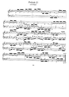 Präludium und Fuge Nr.23 in HDur, BWV 868 (Das Wohltemperierte Klavier