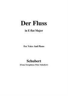 Der Fluss, D.693: E flat Major by Franz Schubert