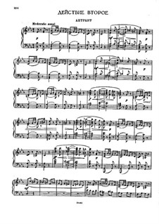 Der Dämon: Akt II, Bild IV, für Stimmen und Klavier by Anton Rubinstein