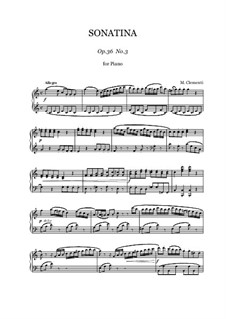Sonatine Nr.3: Für Klavier by Muzio Clementi