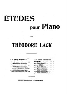 Études de bravoure, Op.43: Études de bravoure by Theodore Lack