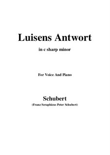 Luisens Antwort, D.319: C sharp minor by Franz Schubert