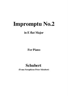 Vier Impromptus für Klavier, D.899 Op.90: Impromptu No.2 by Franz Schubert