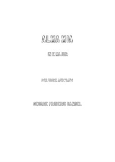 Floridante, HWV 14: Alma mia (E Major) by Georg Friedrich Händel