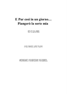 Julius Cäsar, HWV 17: Piangerò la sorte mia (C Major) by Georg Friedrich Händel